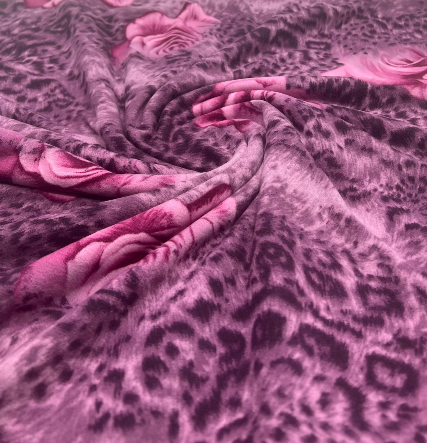 Purple Rose Super Soft Soft Touch 4 Way Stretch Fabric - T9 Fabrics