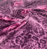 Purple Rose Super Soft Soft Touch 4 Way Stretch Fabric - T9 Fabrics