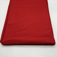 Red 2X1 Fine Rib Stretch Fabric - T9 Fabrics