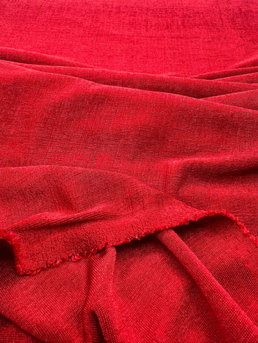 Red Acetate Slinky 4 Way Stretch Fabric - T9 Fabrics