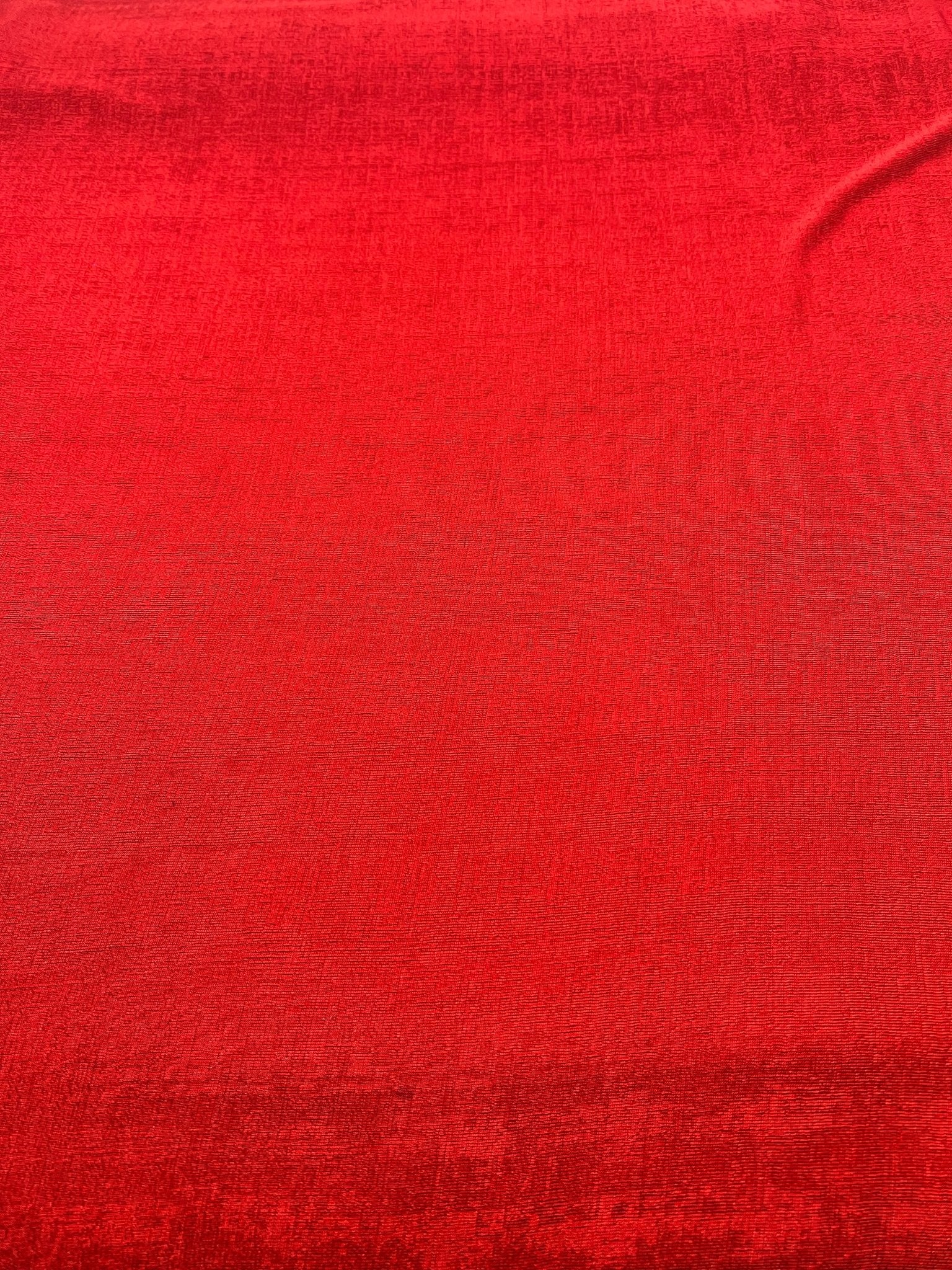Red Acetate Slinky 4 Way Stretch Fabric - T9 Fabrics
