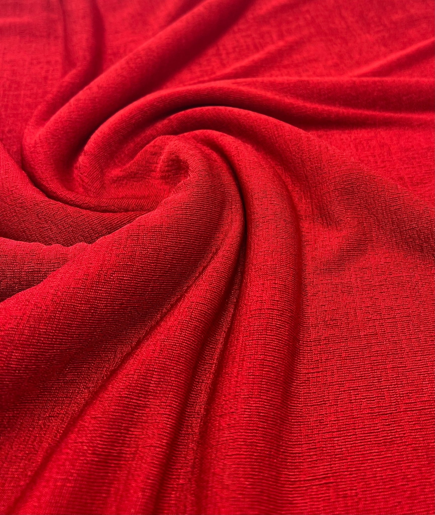Red Acetate Slinky 4 Way Stretch Fabric - T9 Fabrics