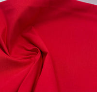 Red Bengaline Stretch Fabric - T9 Fabrics