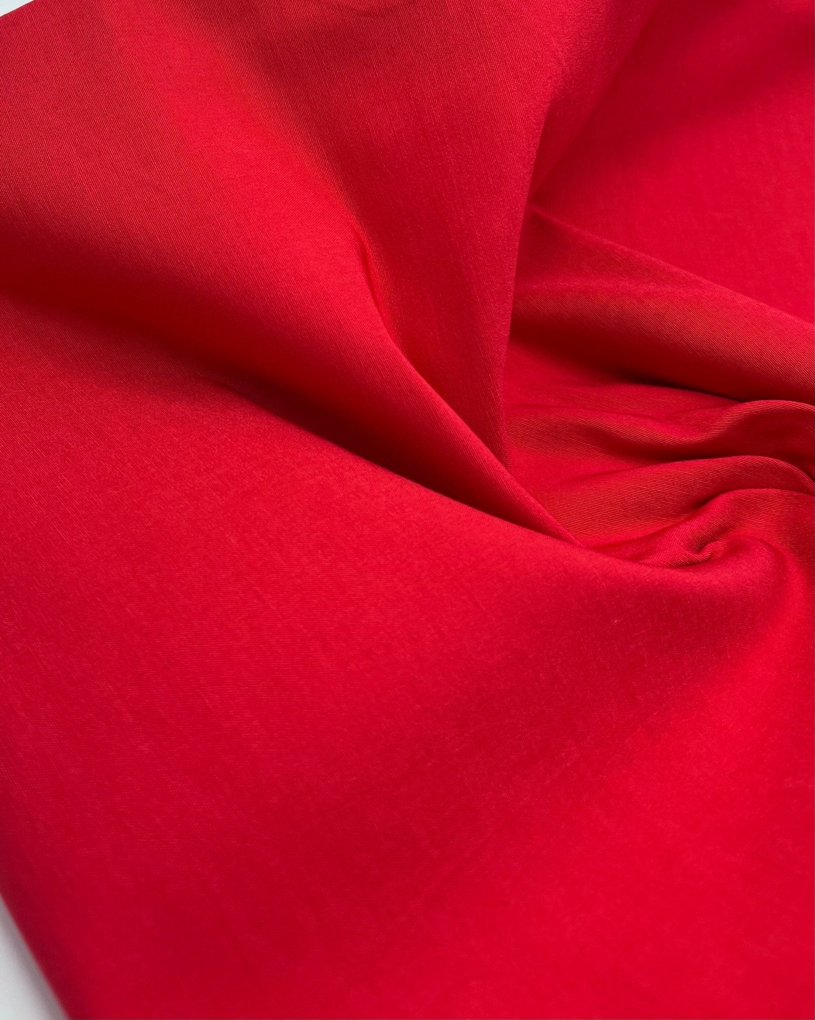 Red Bengaline Stretch Fabric - T9 Fabrics