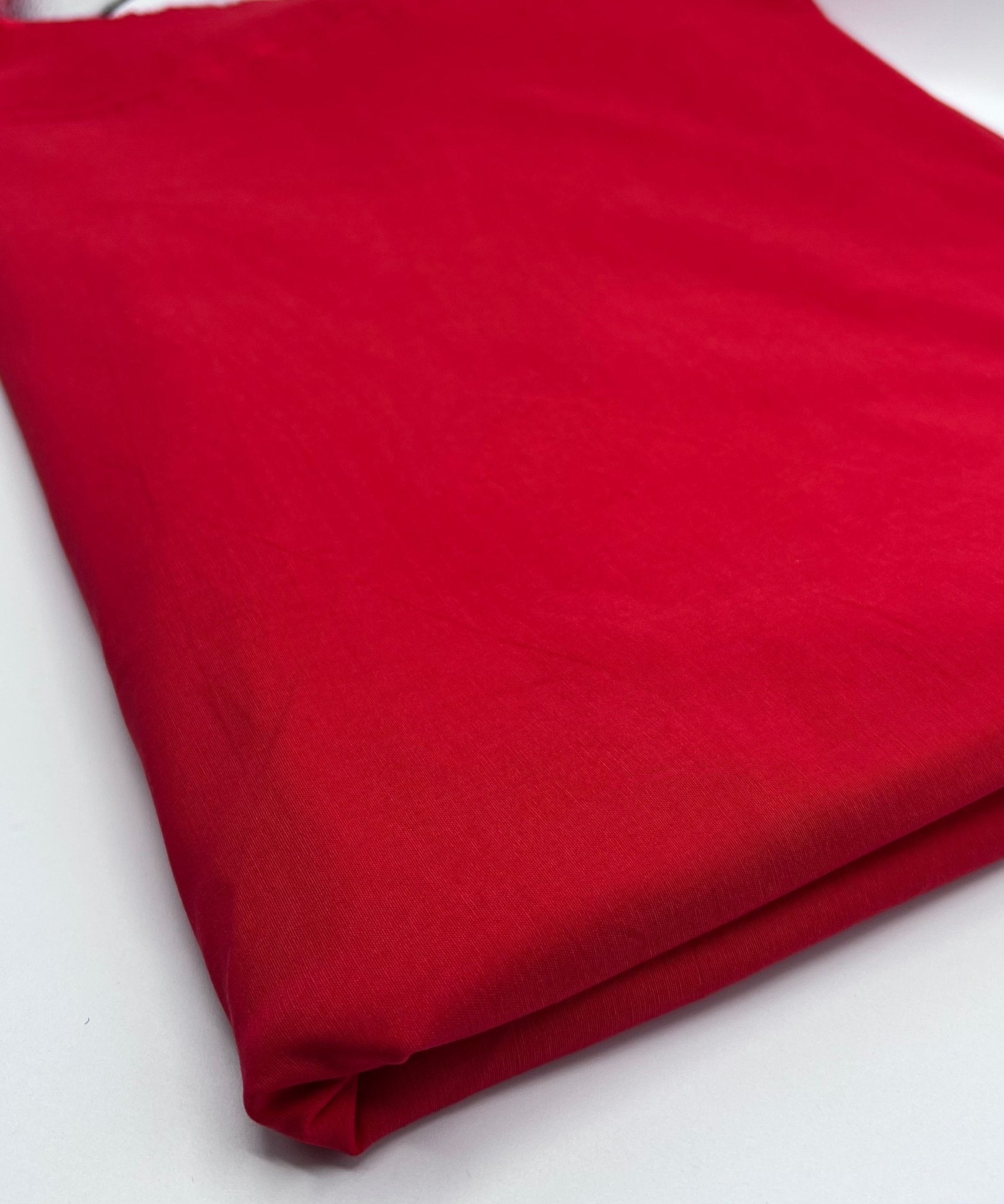 Red Bengaline Stretch Fabric - T9 Fabrics