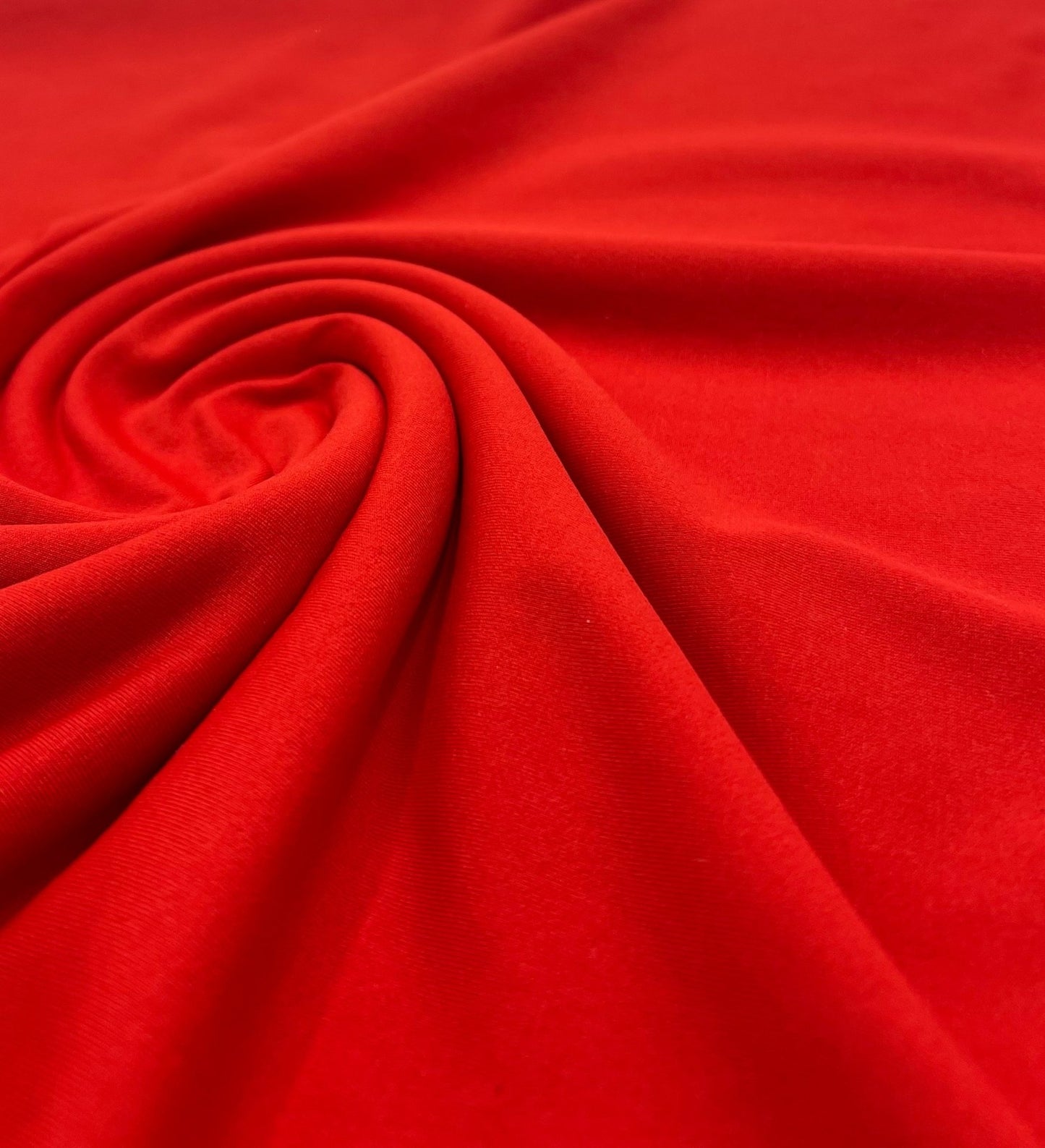 Red Cotton Touch 220GSM 4 Way Stretch Fabric - T9 Fabrics
