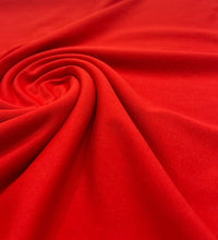 Red Cotton Touch 220GSM 4 Way Stretch Fabric - T9 Fabrics
