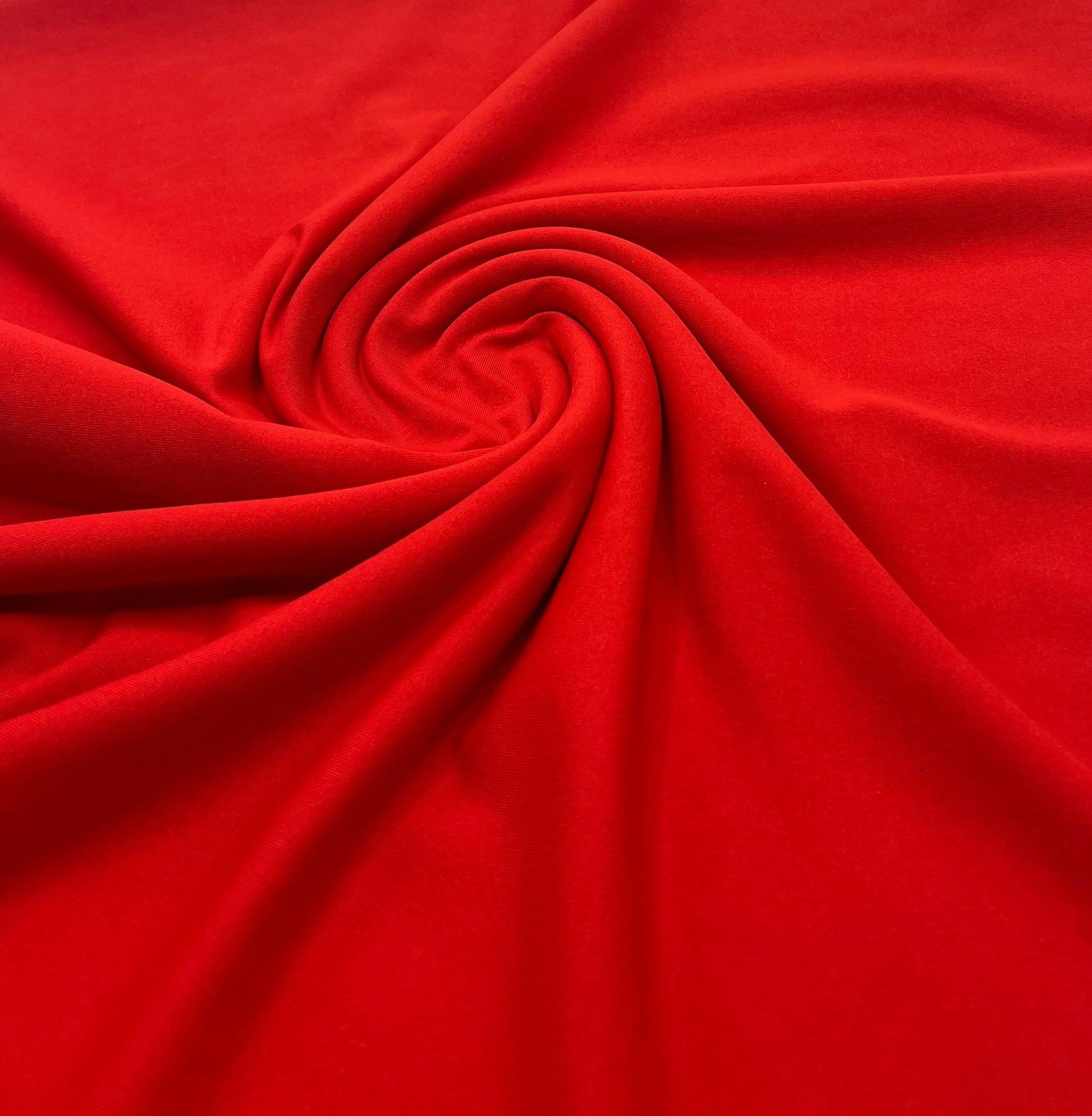 Red Cotton Touch 220GSM 4 Way Stretch Fabric - T9 Fabrics