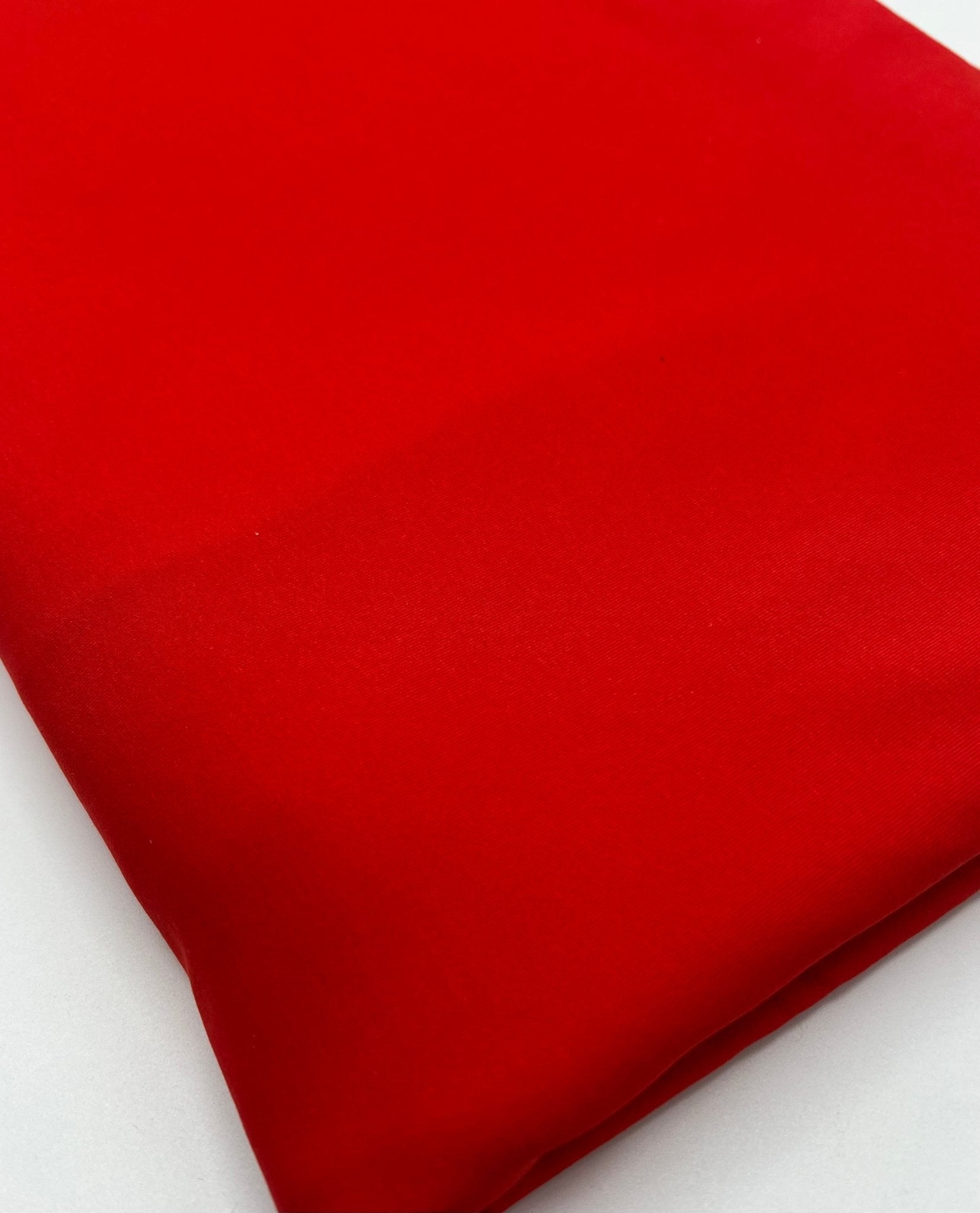 Red Cotton Touch 220GSM 4 Way Stretch Fabric - T9 Fabrics
