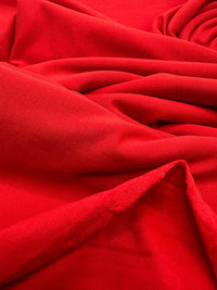 Red Cotton Touch 220GSM 4 Way Stretch Fabric - T9 Fabrics