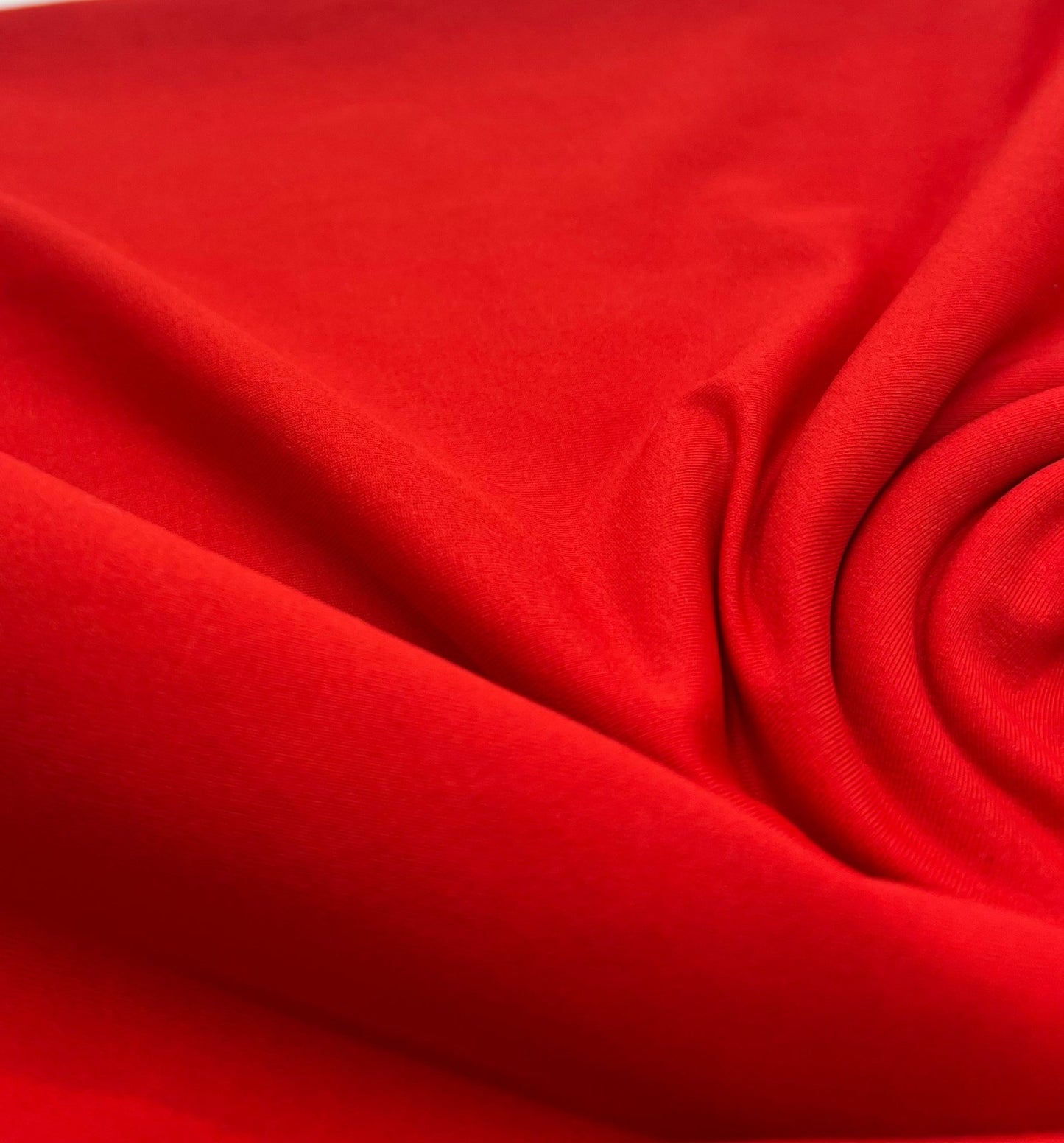 Red Cotton Touch 220GSM 4 Way Stretch Fabric - T9 Fabrics