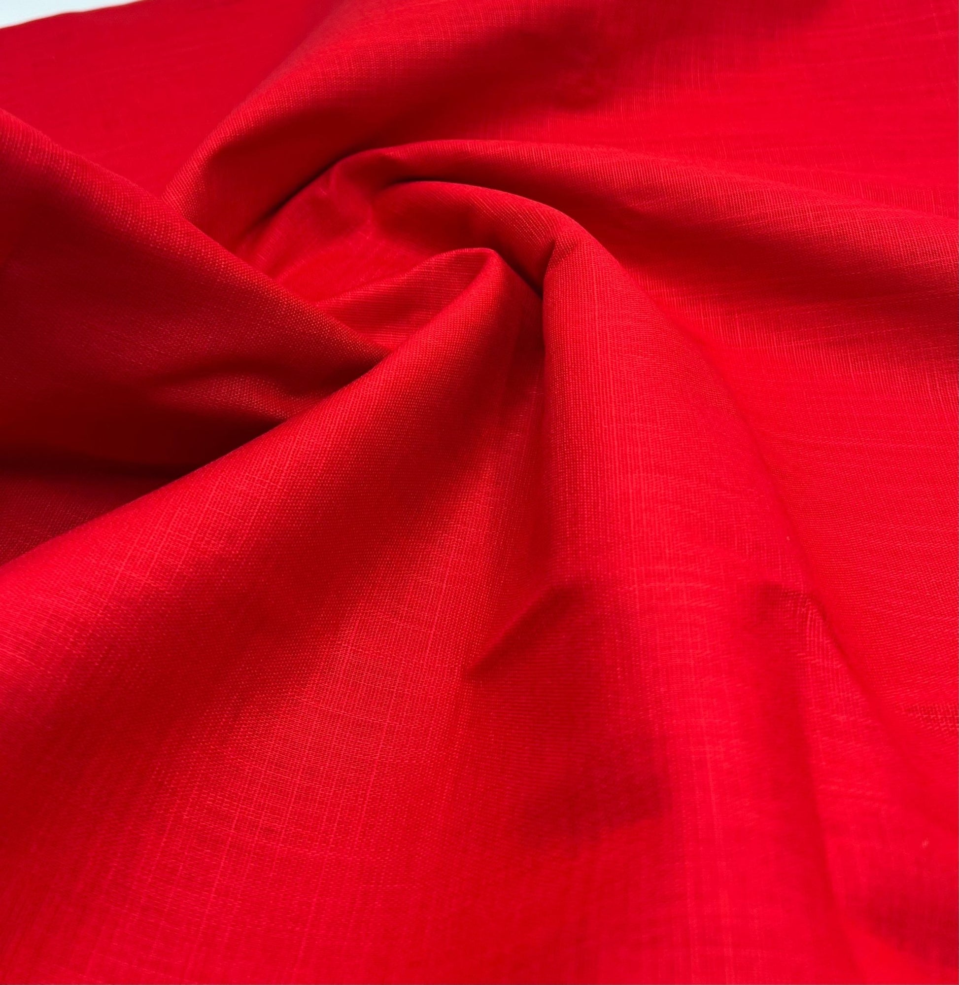 Red Lightweight Cotton/Linen Linen Fabric - T9 Fabrics