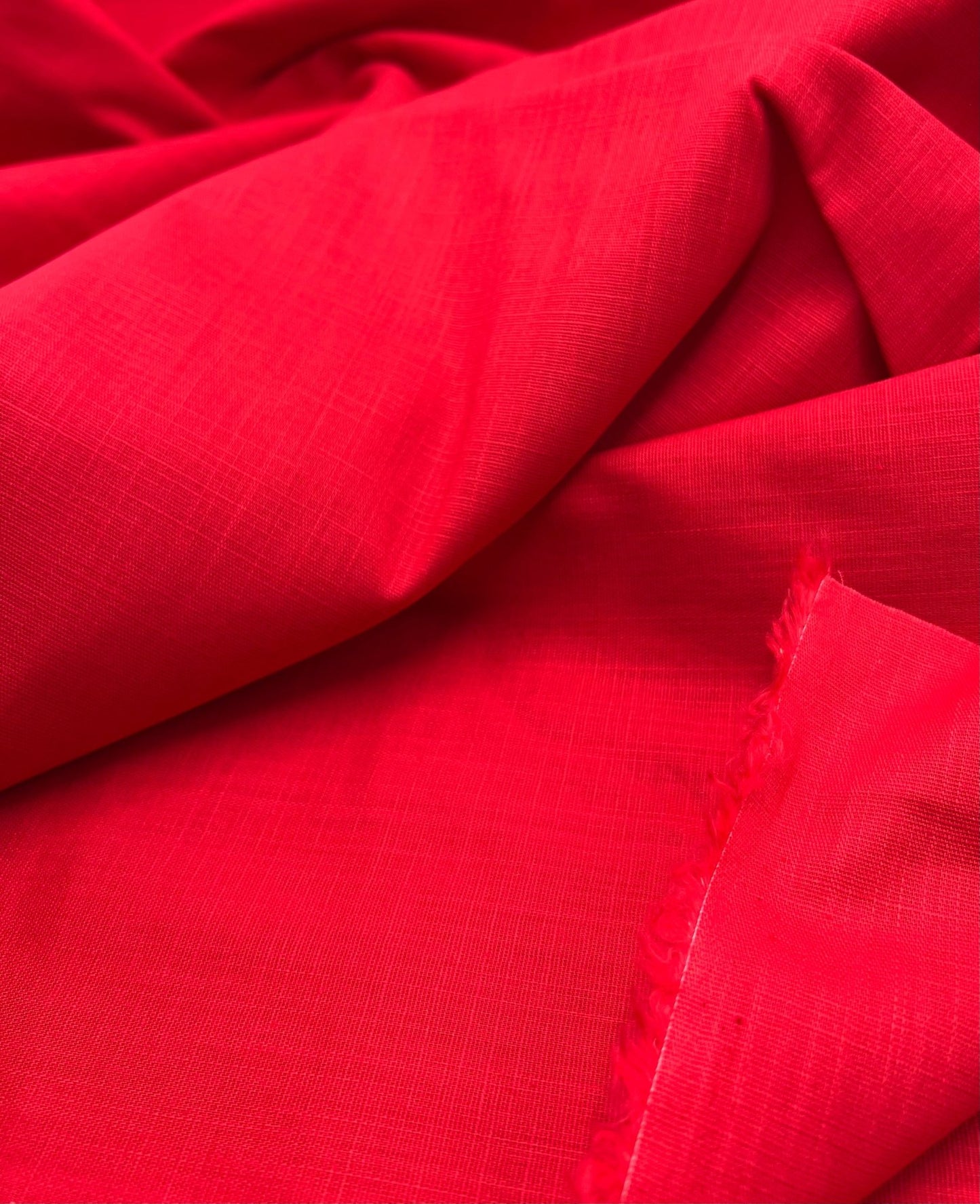 Red Lightweight Cotton/Linen Linen Fabric - T9 Fabrics