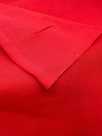 Red Plain Poly Cotton 105 GSM 80/20 44 Inch Non Stretch - T9 Fabrics