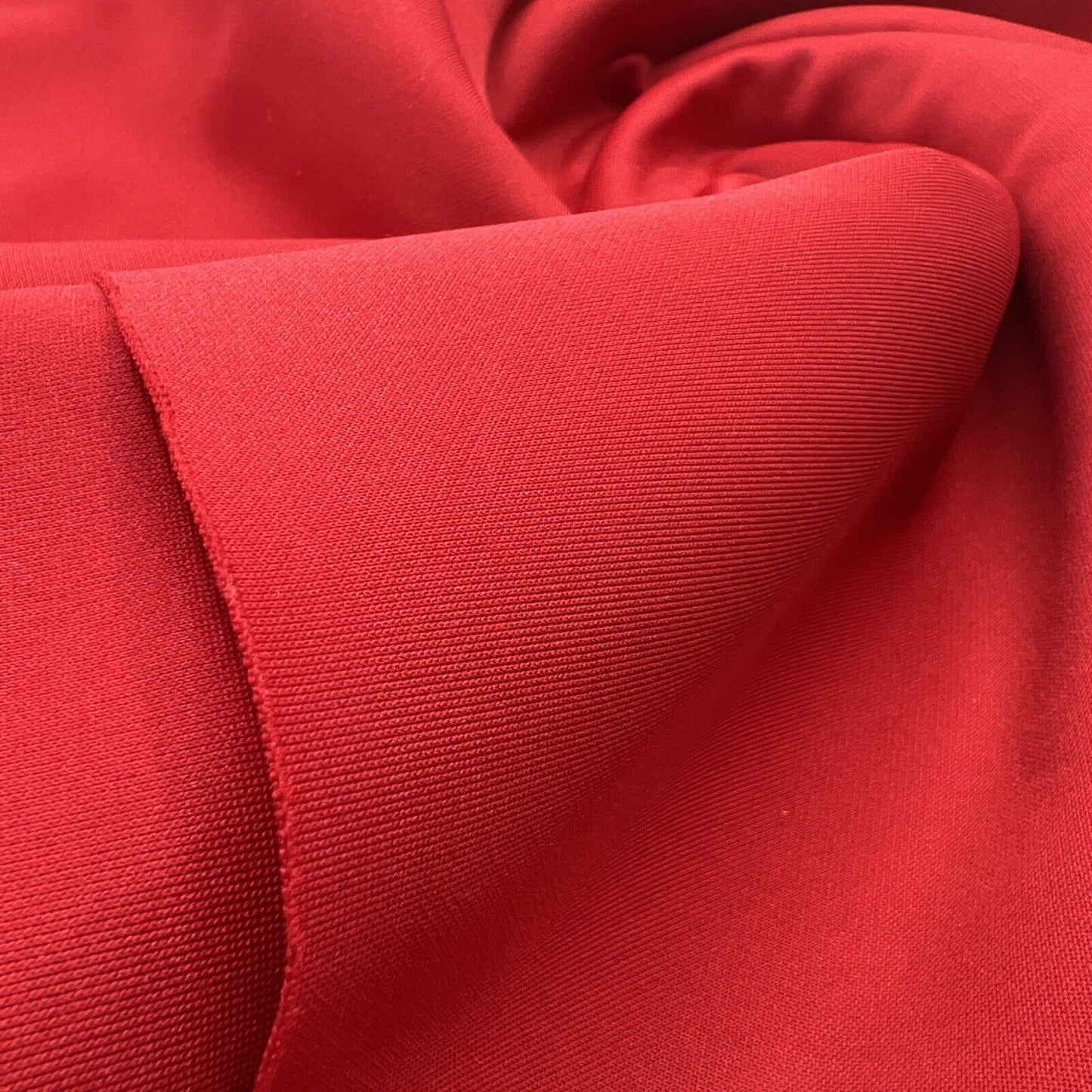 Red Plain Scuba Fabric - T9 Fabrics