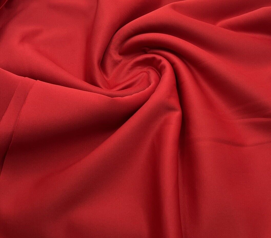 Red Plain Scuba Fabric - T9 Fabrics