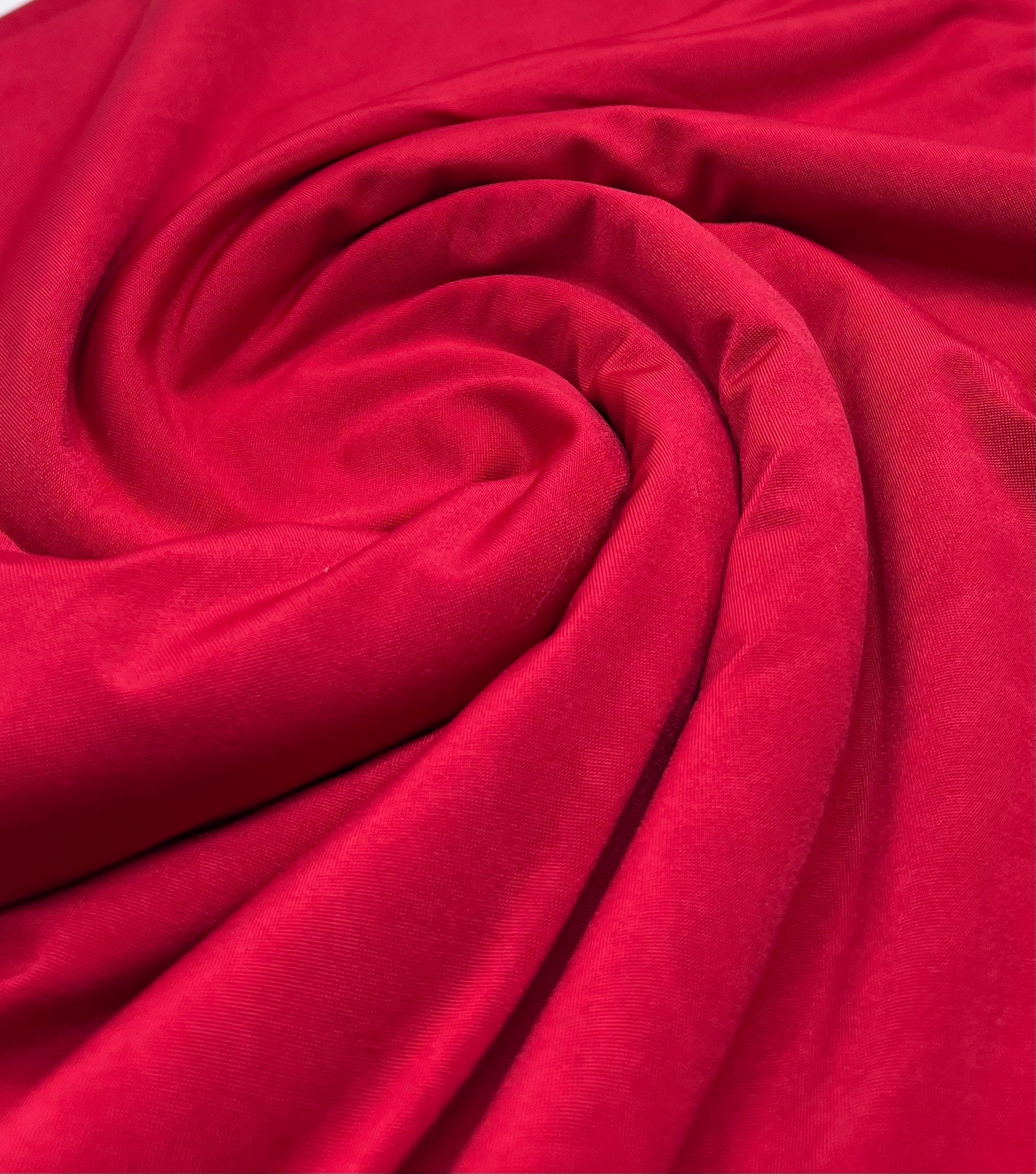 Red Plain Soft Touch Stretch Fabric - T9 Fabrics