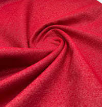 Red Plain Washed Stretch Denim 280GSM - T9 Fabrics