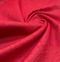 Red Plain Washed Stretch Denim 280GSM - T9 Fabrics