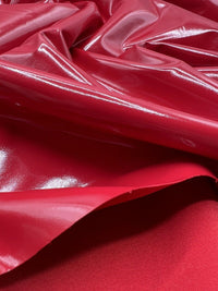 Red PU Vinyl Dress Craft Fabric - T9 Fabrics