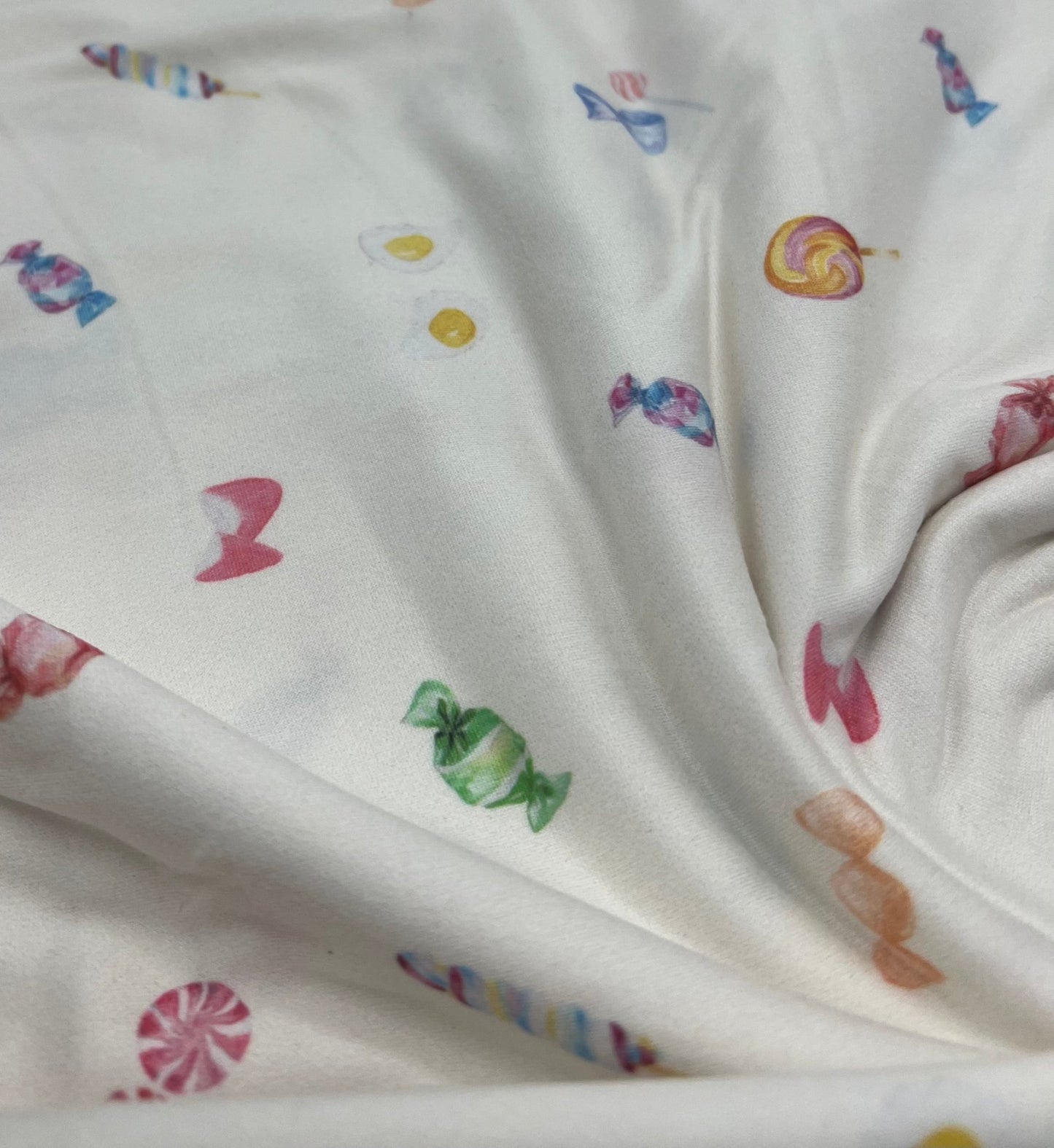 Retro Sweets Super Soft Print Spun Poly Stretch Fabric - T9 Fabrics