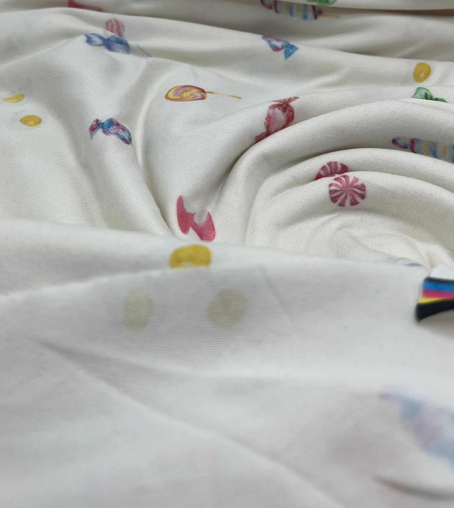 Retro Sweets Super Soft Print Spun Poly Stretch Fabric - T9 Fabrics