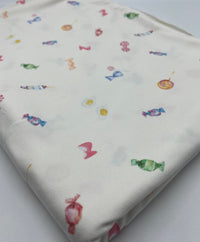Retro Sweets Super Soft Print Spun Poly Stretch Fabric - T9 Fabrics