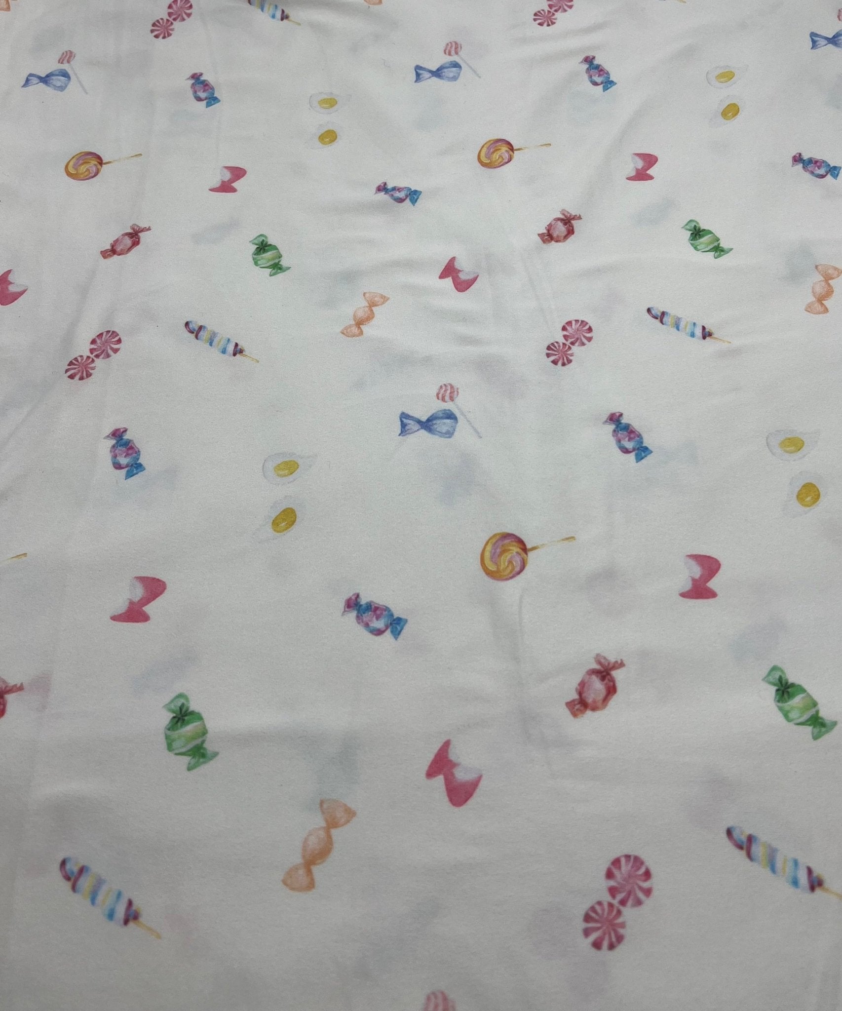 Retro Sweets Super Soft Print Spun Poly Stretch Fabric - T9 Fabrics