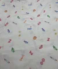 Retro Sweets Super Soft Print Spun Poly Stretch Fabric - T9 Fabrics