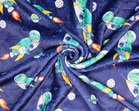 Ride The Rocket Cuddle Fleece Fabric Blanket Loungewear - T9 Fabrics