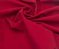 Red Bengaline Stretch Fabric
