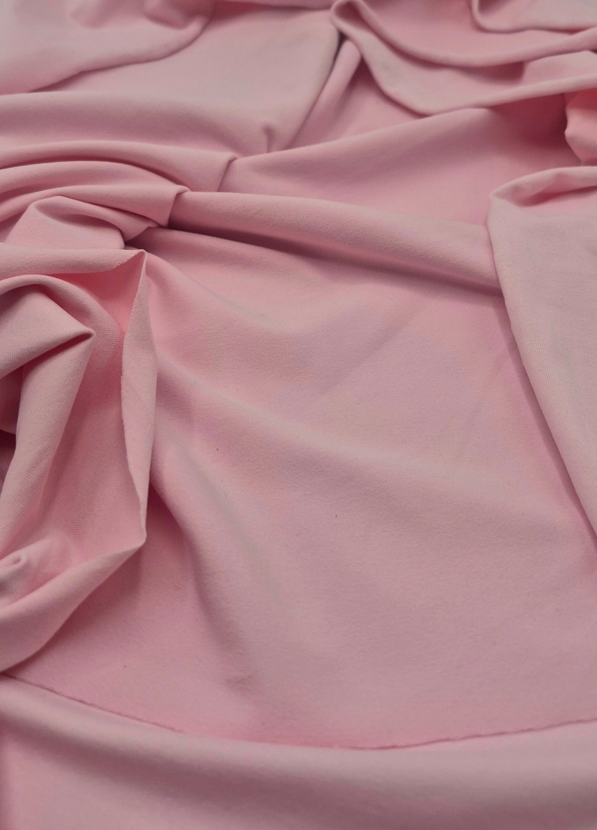 Baby Pink Stretch Jersey 220GSM 4 Way Stretch Fabric