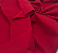 Red Bengaline Stretch Fabric