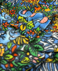 Safari Animals Printed Anti - Pil Polar Fleece Fabric Blanket Loungewear - T9 Fabrics