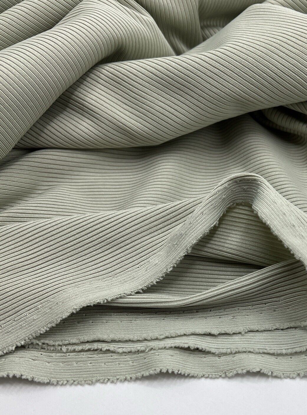 Sage 2X1 Fine Rib Stretch Fabric - T9 Fabrics