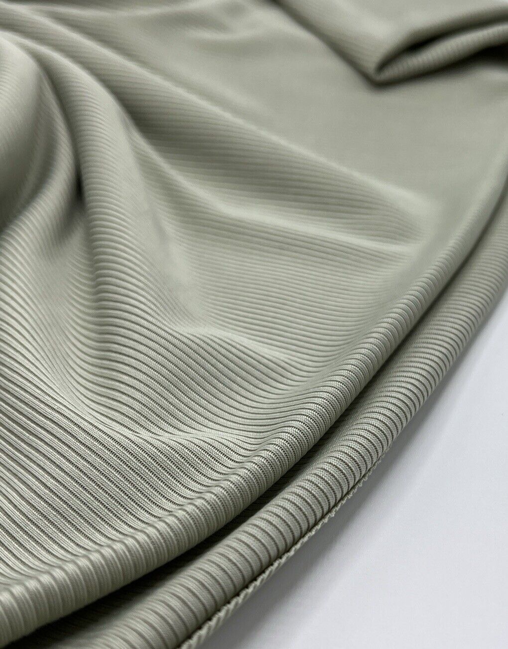 Sage 2X1 Fine Rib Stretch Fabric - T9 Fabrics