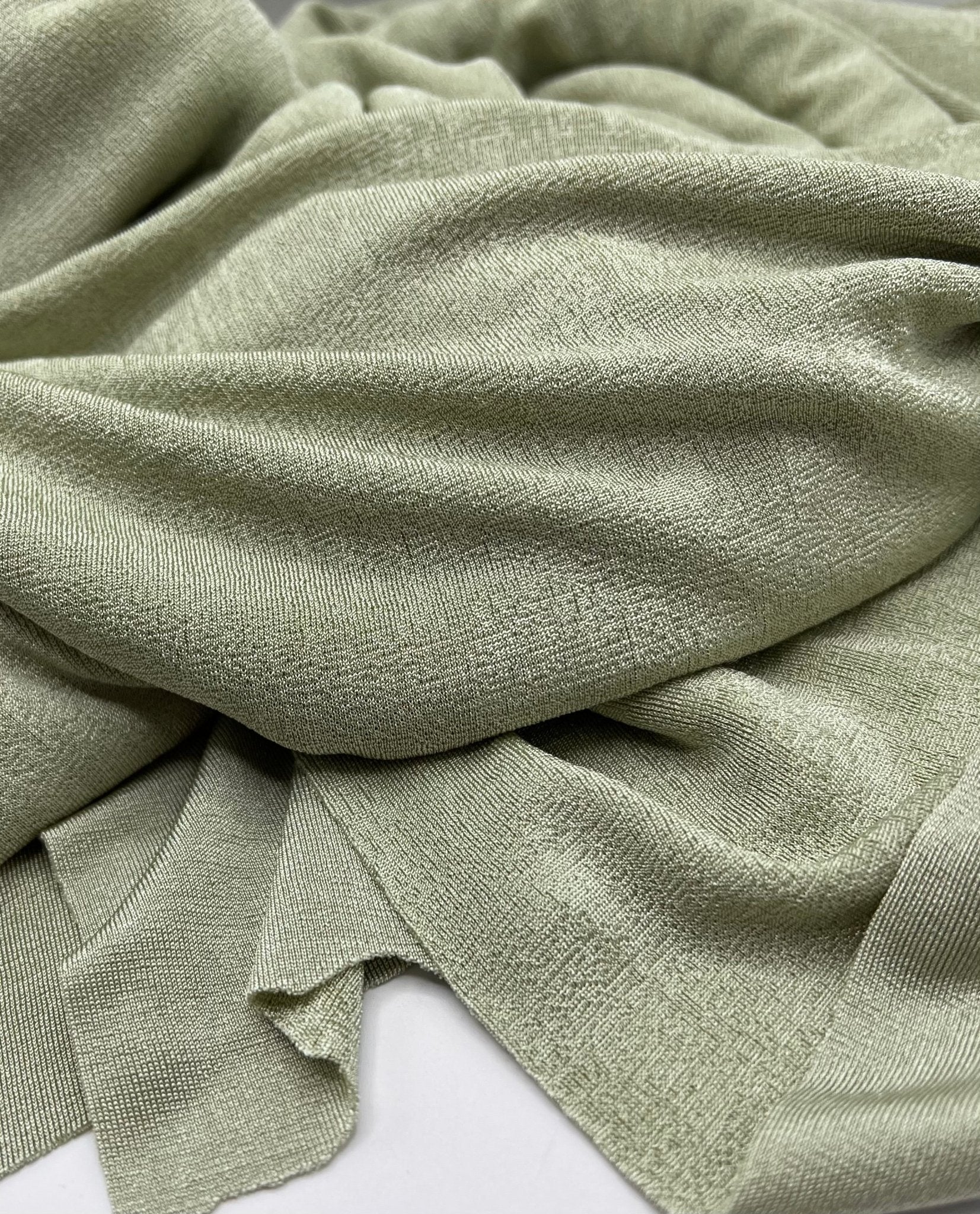 Sage Acetate Slinky Stretch Fabric - T9 Fabrics