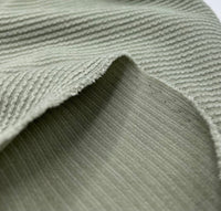 Sage Crinkle Rib Stretch Fabric - T9 Fabrics