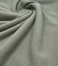 Sage Crinkle Rib Stretch Fabric - T9 Fabrics