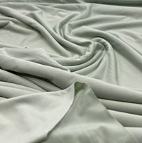 Sage Green Plain Soft Touch Stretch Fabric - T9 Fabrics
