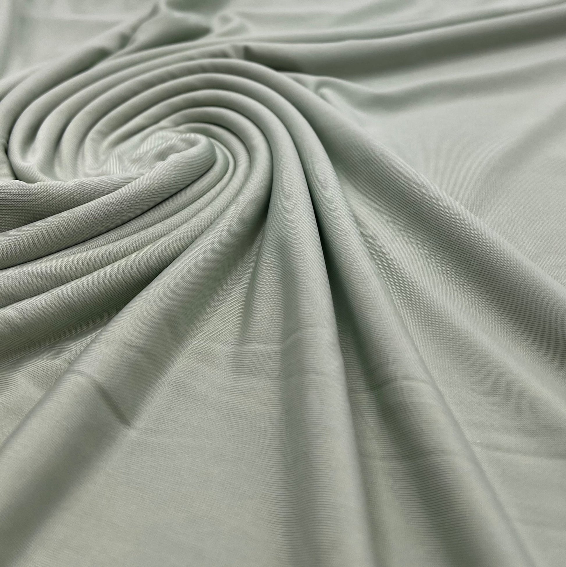 Sage Green Plain Soft Touch Stretch Fabric - T9 Fabrics