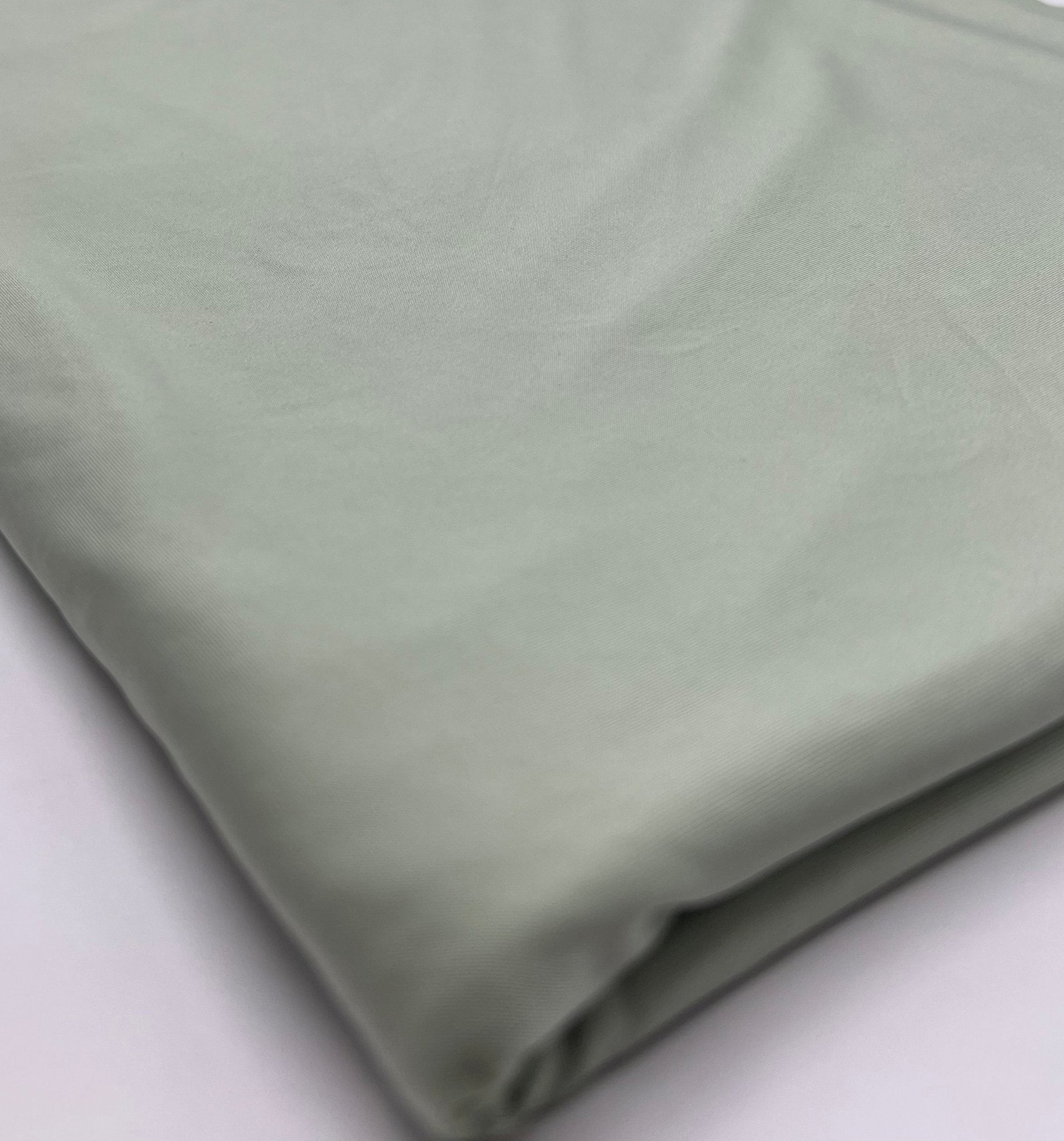 Sage Green Plain Soft Touch Stretch Fabric - T9 Fabrics