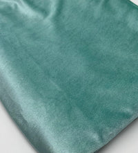 Sage Green Plain Velour Spandex Stretch Fabric - T9 Fabrics