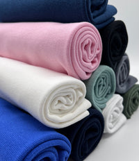 Sage Plain Cotton Stretch Jersey 240 GSM 92/8 Lycra Jersey, 4 Way Stretch, Sold By Metre - T9 Fabrics