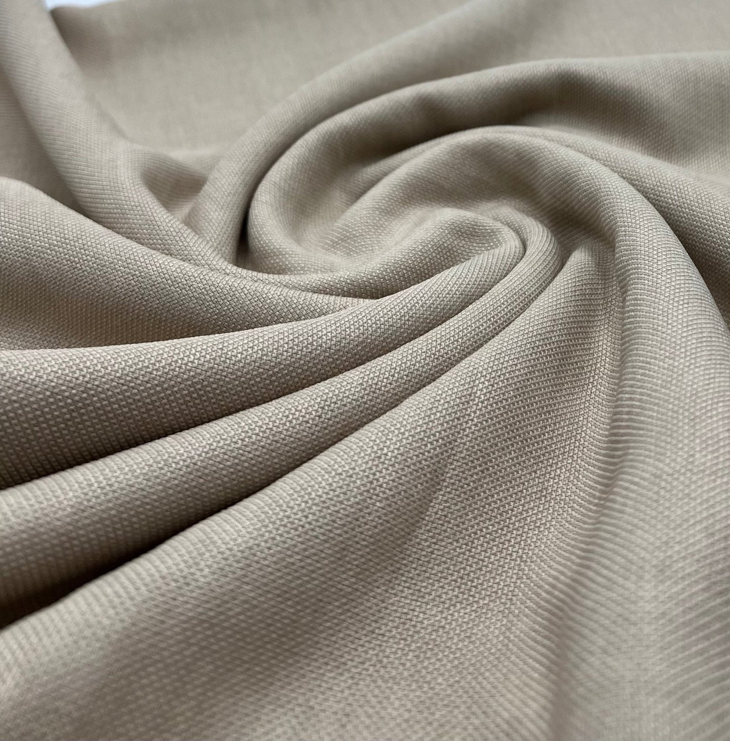 Sand Polyester Linen Non Stretch Fabric - T9 Fabrics