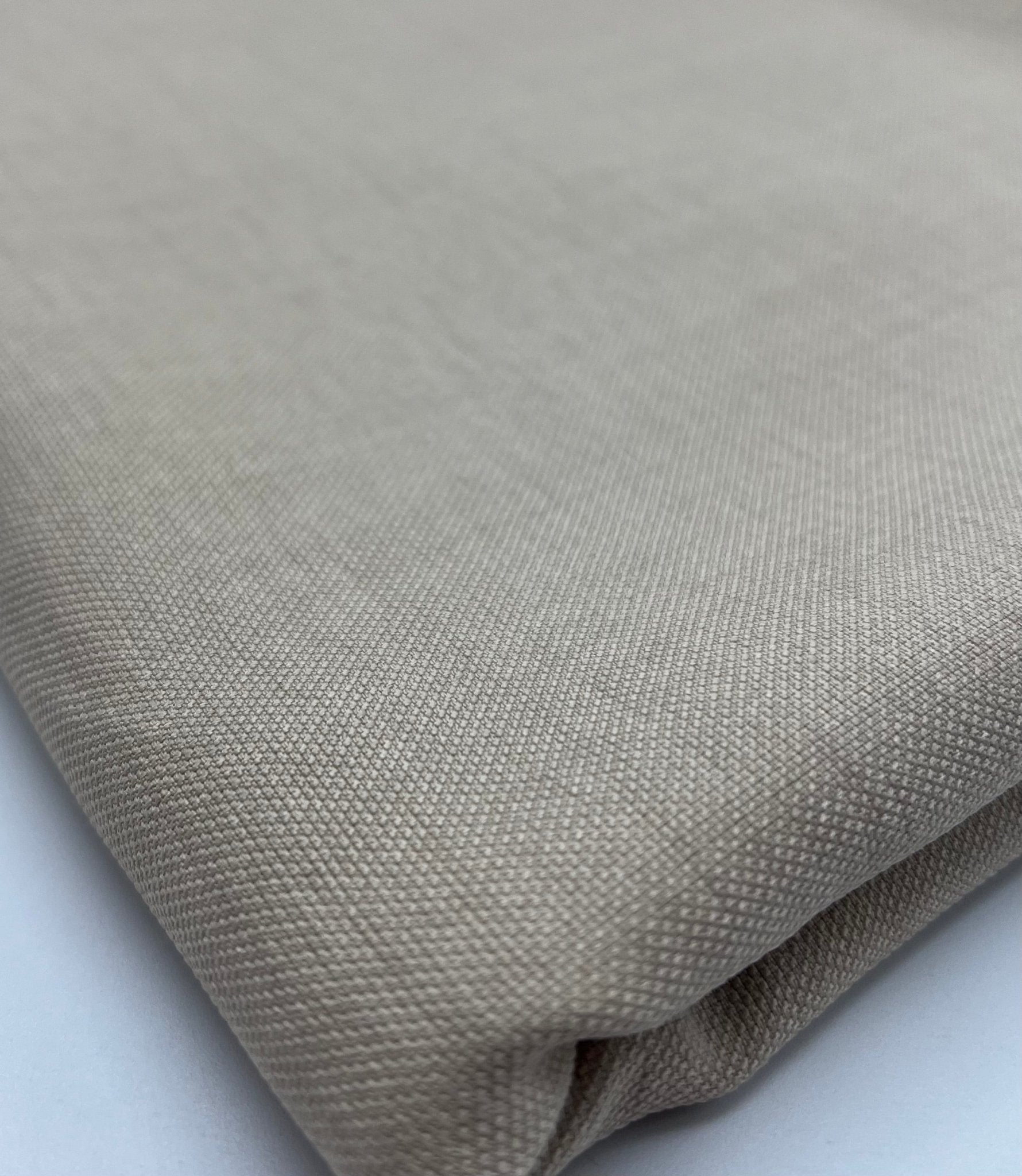 Sand Polyester Linen Non Stretch Fabric - T9 Fabrics