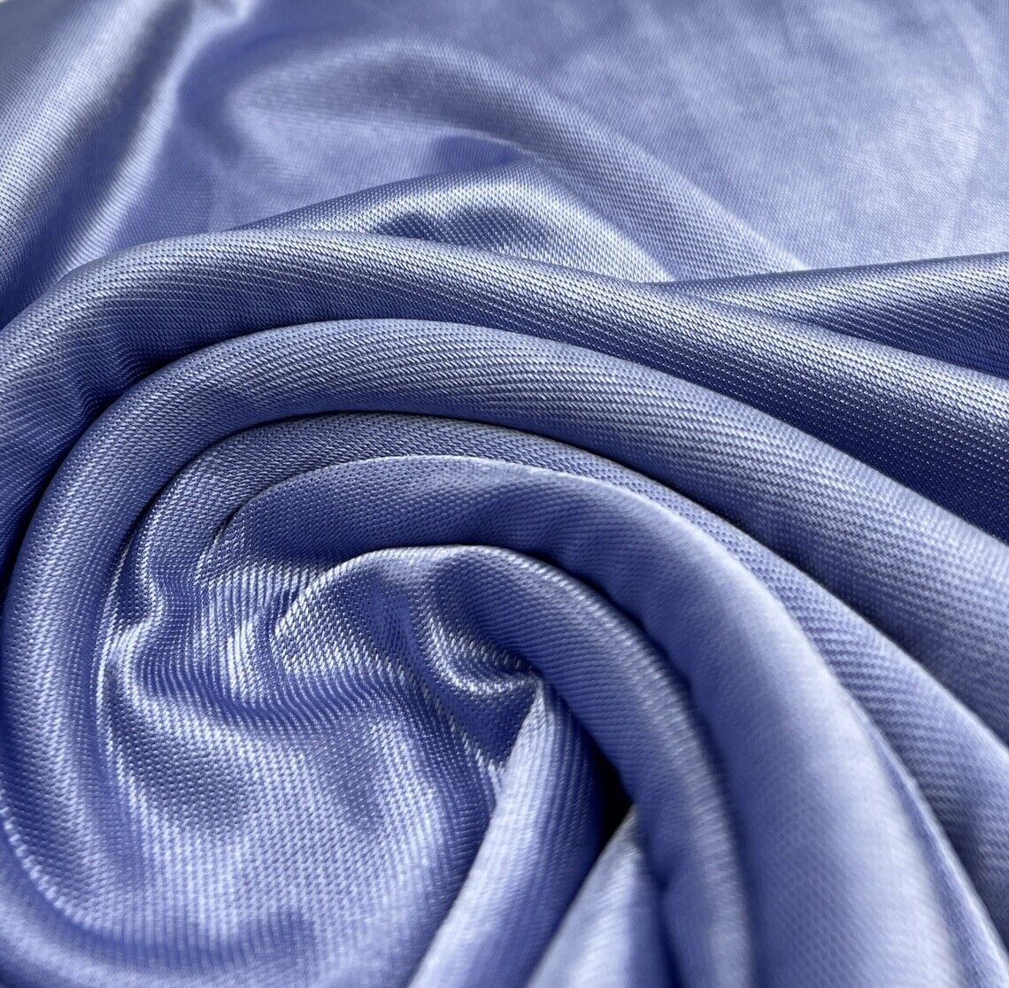 Shiny Blue Stretch Nylon Dress Craft Fabric - T9 Fabrics