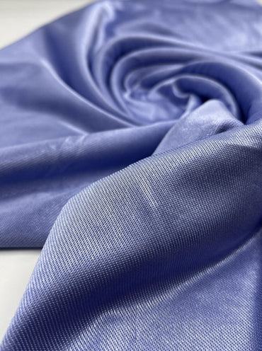 Shiny Blue Stretch Nylon Dress Craft Fabric - T9 Fabrics