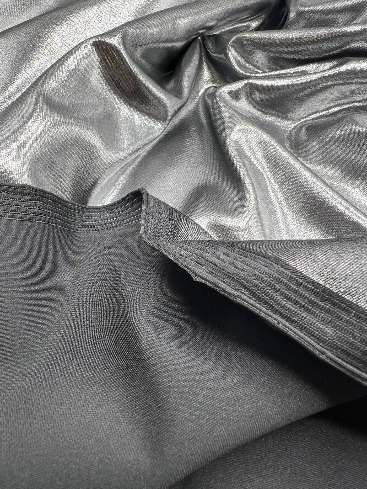 Silver Foil Swimwear / Sportswear Fabric - T9 Fabrics