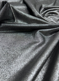 Silver Grey Shiny Foil Swimwear / Sportswear Fabric - T9 Fabrics